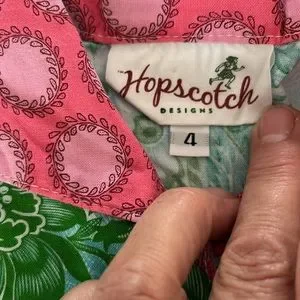 white christmas dresses Hopscotch Dress – Forest Green Linen – Sage Kids main image 1